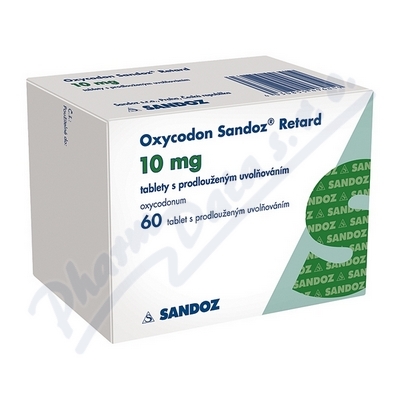 Oxycodon Sandoz Retard 10mg por.tbl.pro.60x10mg