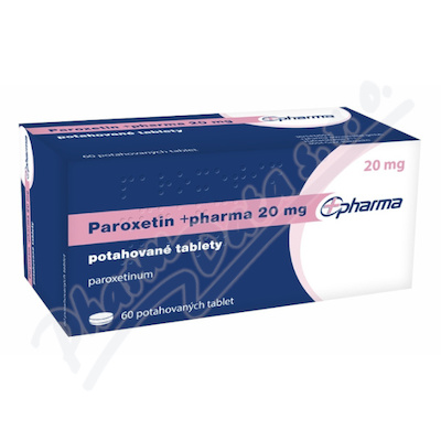 Paroxetin +pharma 20mg tbl.flm.60