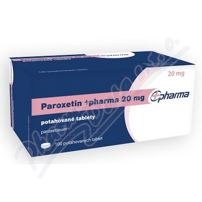 Paroxetin +pharma 20mg tbl.flm.100