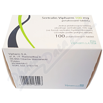 Sertralin Vipharm 100mg tbl.flm.100 II
