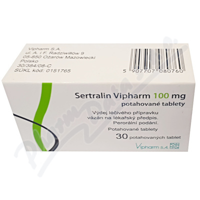 Sertralin Vipharm 100mg tbl.flm.30 II