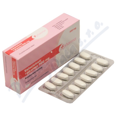 Valaciclovir +pharma 500mg tbl.flm.42
