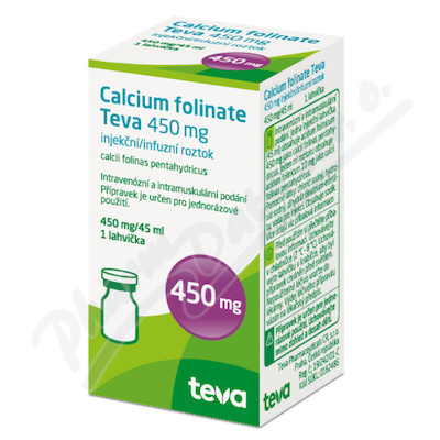 Calcium Folinate Teva 450mg inj.sol.1x45ml/450mg