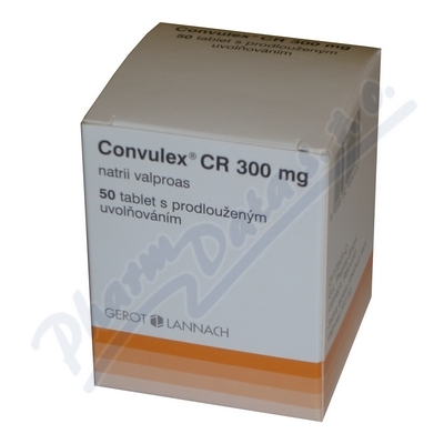 Convulex CR 300mg por.tbl.pro.50x300mg HDPE