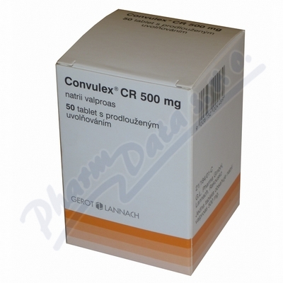 Convulex CR 500mg por.tbl.pro.50x500mg HDPE