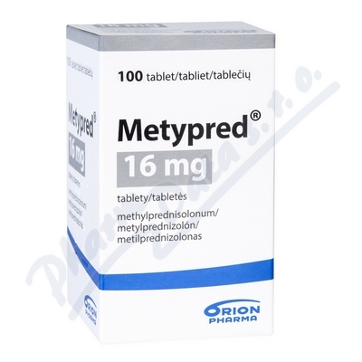 Metypred 16 mg por.tbl.nob.100x16mg