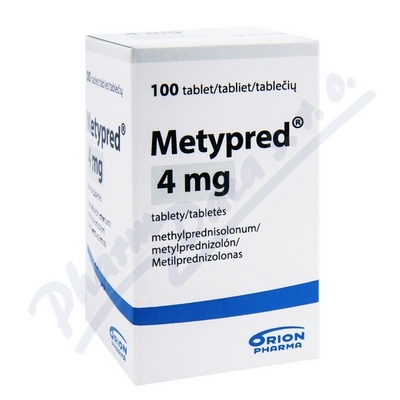 Metypred 4 mg por.tbl.nob.100x4mg