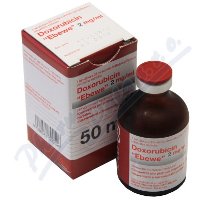 Doxorubicin Ebewe 2mg/ml inf.cnc.sol.1x25ml/50mg