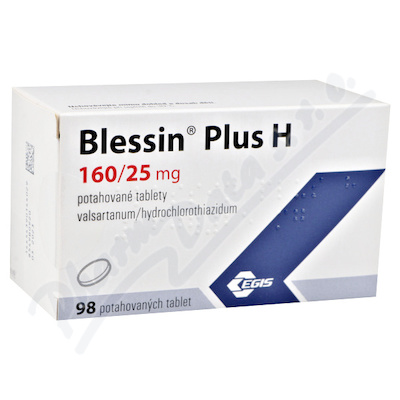 Blessin Plus H 160mg/25mg por.tbl.flm.98