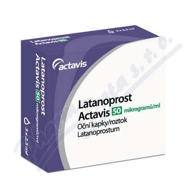 Latanoprost Actavis 50mcg/ml oph.gtt.sol.3x2.5ml