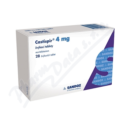 Castispir 4mg žvýkací tablety por.tbl.mnd.28x4mg