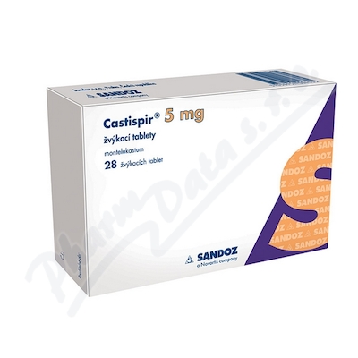Castispir 5mg žvýkací tablety por.tbl.mnd.28x5mg