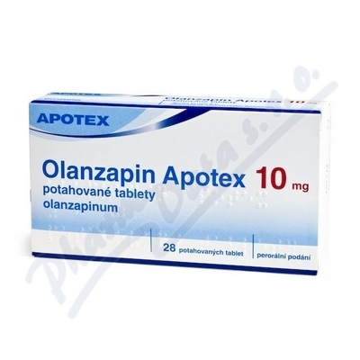 Olanzapin Apotex 10mg por.tbl.flm.28x10mg