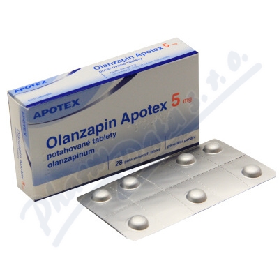 Olanzapin Apotex 5mg por.tbl.flm.28x5mg
