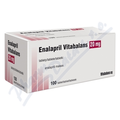 Enalapril Vitabalans 20mg por.tbl.flm.100x20mg
