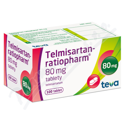 Telmisartan Ratiopharm 80mg tbl.nob.100