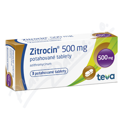 Zitrocin 500mg tbl.por.tbl.flm.3x500mg