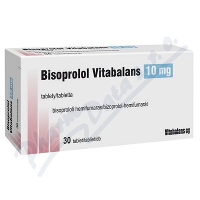 Bisoprolol Vitabalans 10mg por.tbl.nob.30x10mg