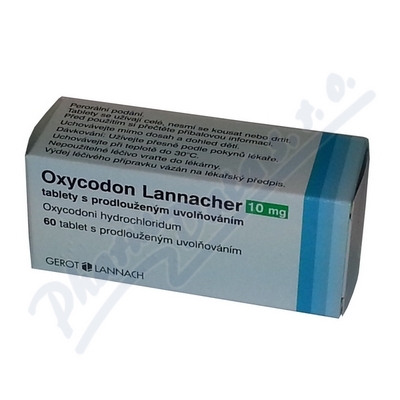 Oxycodon Lannacher 10mg tbl.pro.60