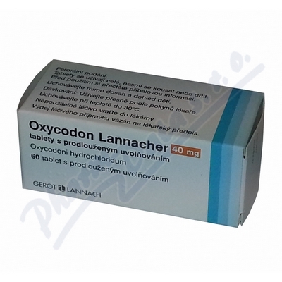 Oxycodon Lannacher 40mg tbl.pro.60