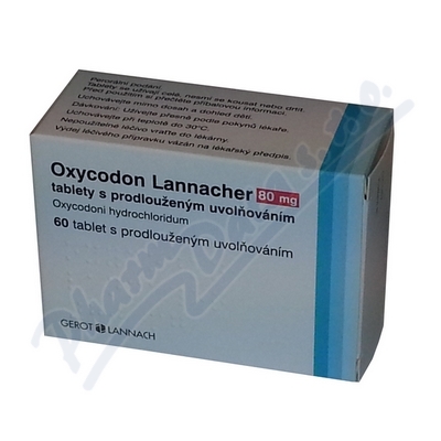 Oxycodon Lannacher 80mg por.tbl.pro. 60x80mg