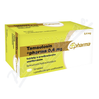 Tamsulosin +pharma 0.4mg tbl.pro.50 III