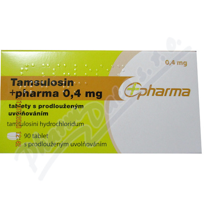 Tamsulosin +pharma 0.4mg tbl.pro.90 III