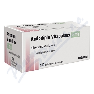 Amlodipin Vitabalans 5mg por.tbl.nob.100x5mg