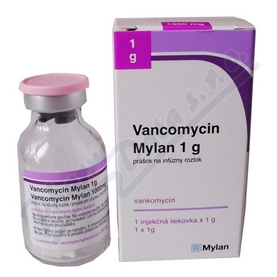 Vancomycin Mylan 1000mg inf.plv.sol.1x1g