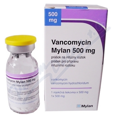 Vancomycin Mylan 500mg inf.plv.sol.1x500mg