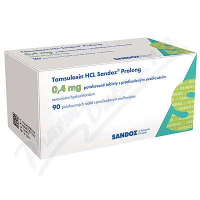 Tamsulosin HCL Sandoz Prolong 0.4mg tbl.pro.90