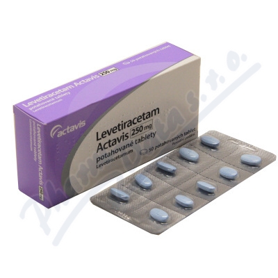 Levetiracetam Actavis 250mg tbl.flm.50