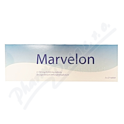 Marvelon 0.15mg/0.3mg tbl.nob.3x21