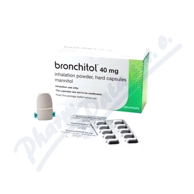 Bronchitol 40mg inh.plv.cps.10x40mg+inh.