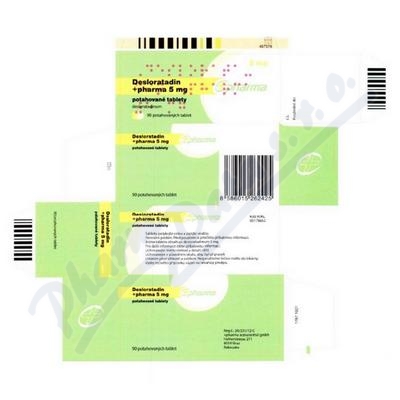 Desloratadin +pharma 5mg tbl.flm.90 I