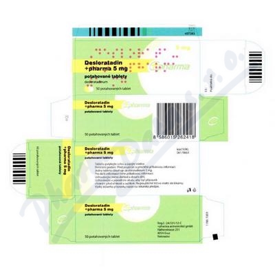 Desloratadin +pharma 5mg tbl.flm.50 I