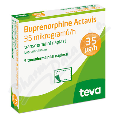 Buprenorphine Actavis 35mcg/h drm.emp.tdr.5x35rg/h