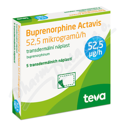 Buprenorphine Actavis 52.5 drm.emp.tdr.5x52.5rg/h