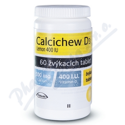 Calcichew D3 Lemon 400 IU por.tbl.mnd.60
