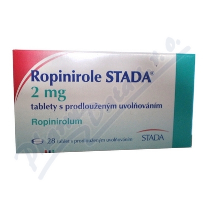 Ropinirole Stada 2mg por.tbl.pro.28