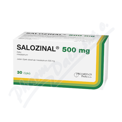 Salozinal 500mg sup.30