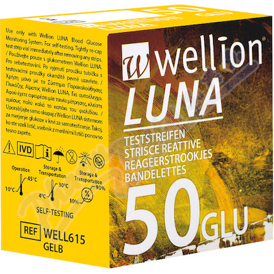 Wellion LUNA testovací proužky 50ks