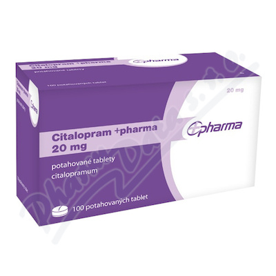 Citalopram +pharma 20mg tbl.flm.100