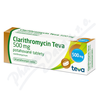 Clarithromycin Teva 500mg por.tbl.flm.14x500mg II