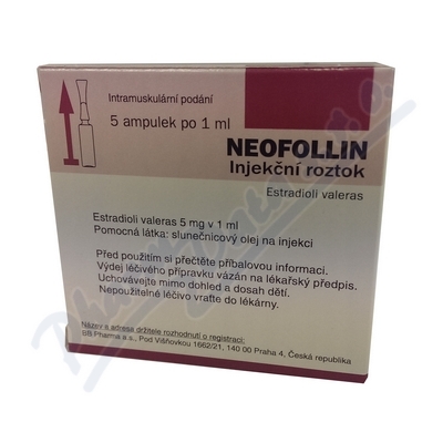 Neofollin inj.5x1ml/5mg