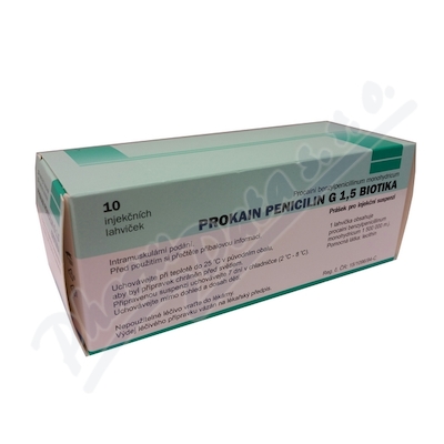 Prokain Penicilin G 1.5 Biotika ims.inj.s.10x1.5MU