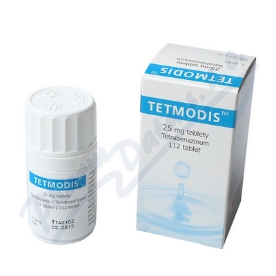 Tetmodis 25mg tablety por.tbl.nob. 112X25mg