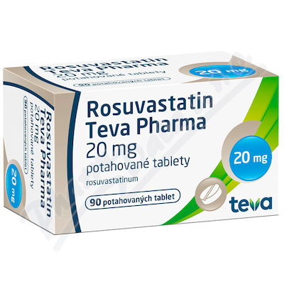 Rosuvastatin Teva Pharma 20mg tbl.flm.90 II