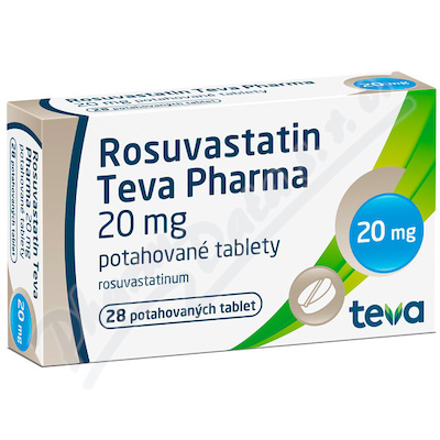 Rosuvastatin Teva Pharma 20mg tbl.flm.28 II