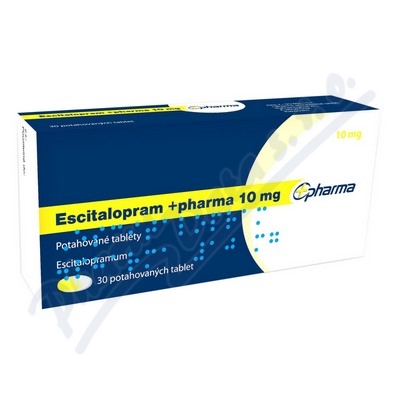 Escitalopram +pharma 10mg tbl.flm.30